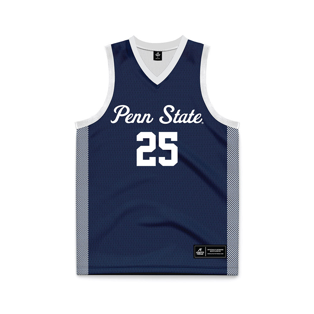 Penn State - NCAA Women's Basketball : Rachael Okokoh - Navy Basketball Jersey-0