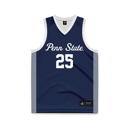 Penn State - NCAA Women's Basketball : Rachael Okokoh - Navy Basketball Jersey-0