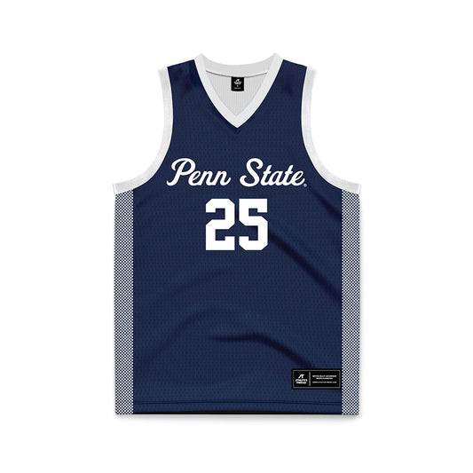Penn State - NCAA Women's Basketball : Rachael Okokoh - Navy Basketball Jersey-0