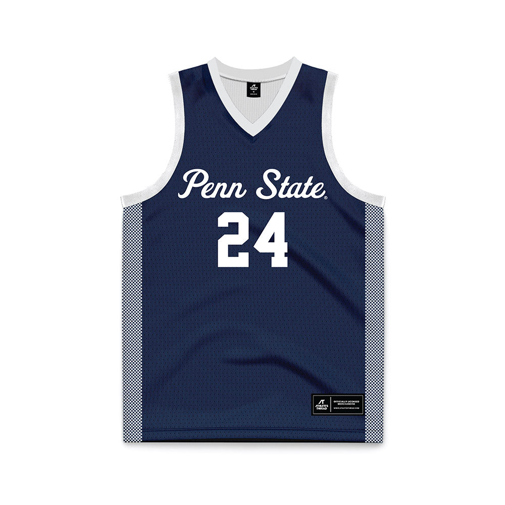 Penn State - NCAA Women's Basketball : Shayla Smith - Navy Basketball Jersey-0