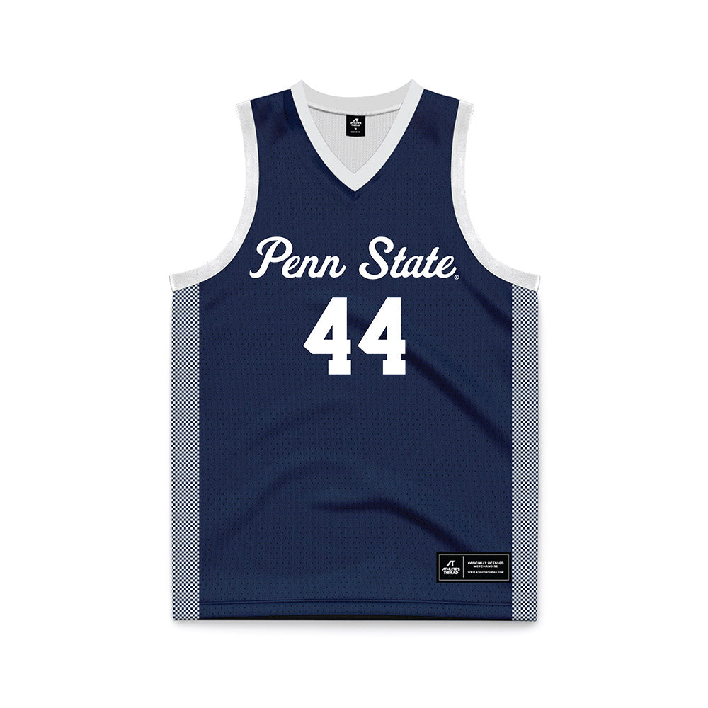 Penn State - NCAA Women's Basketball : Gracie Merkle - Navy Basketball Jersey-0