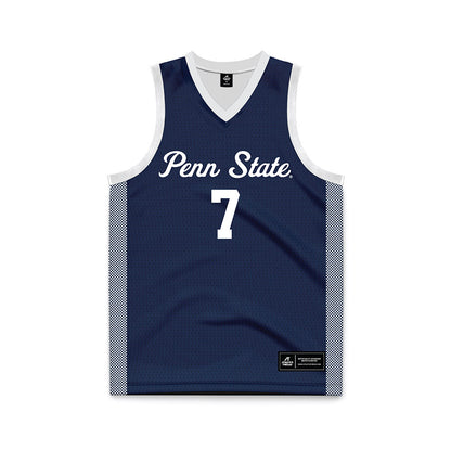 Penn State - NCAA Women's Basketball : Viktoria Ranisavljevic - Navy Basketball Jersey-0