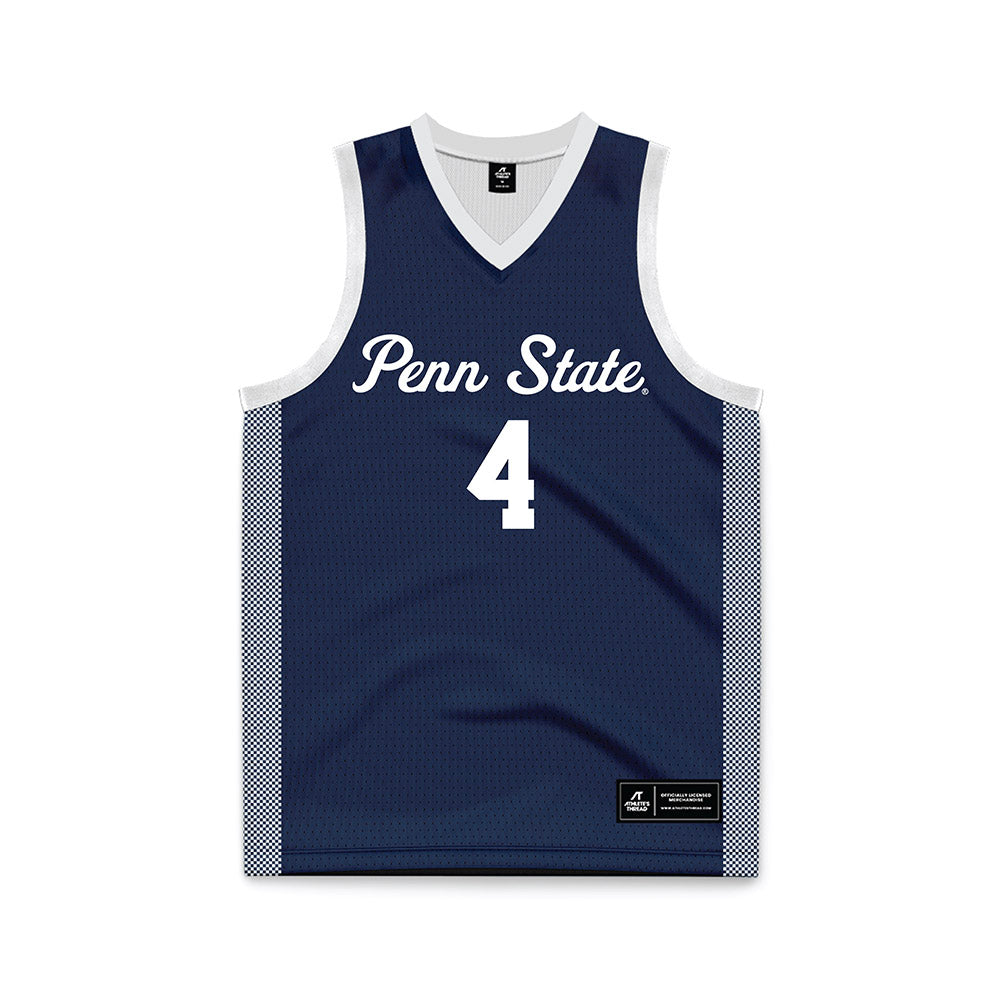 Penn State - NCAA Women's Basketball : Maggie Mendelson - Navy Basketball Jersey-0