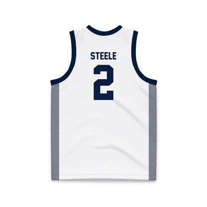 Penn State - NCAA Women's Basketball : Shaelyn Steele - White Basketball Jersey-1