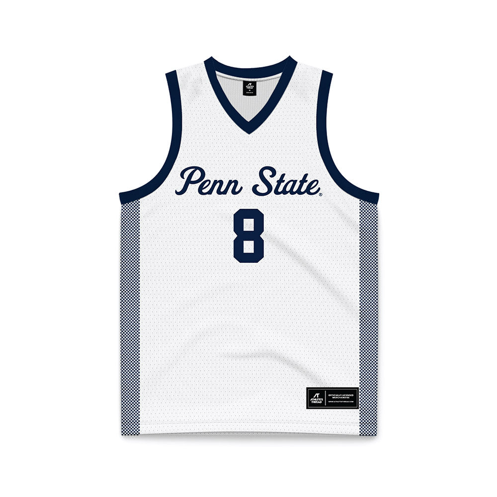 Penn State - NCAA Women's Basketball : Nyla McFadden - White Basketball Jersey-0