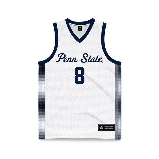 Penn State - NCAA Women's Basketball : Nyla McFadden - White Basketball Jersey-0
