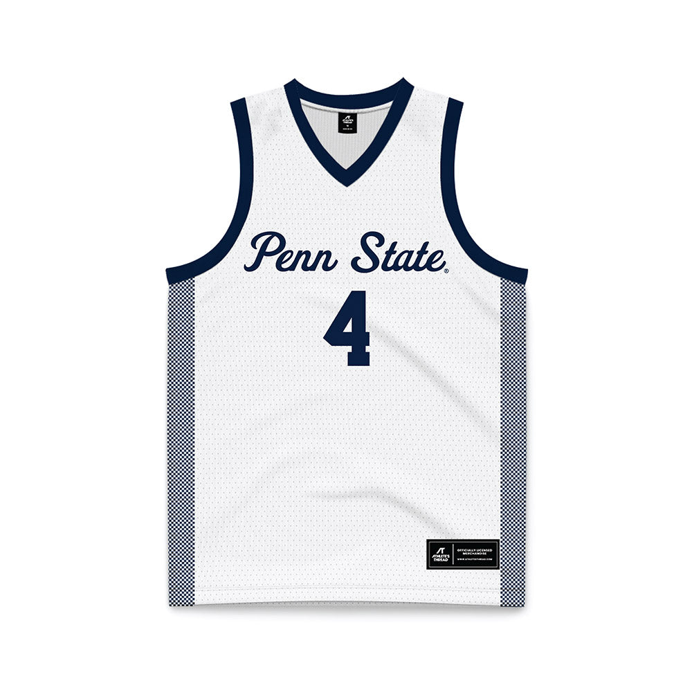 Penn State - NCAA Women's Basketball : Maggie Mendelson - White Basketball Jersey-0