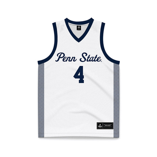 Penn State - NCAA Women's Basketball : Maggie Mendelson - White Basketball Jersey-0