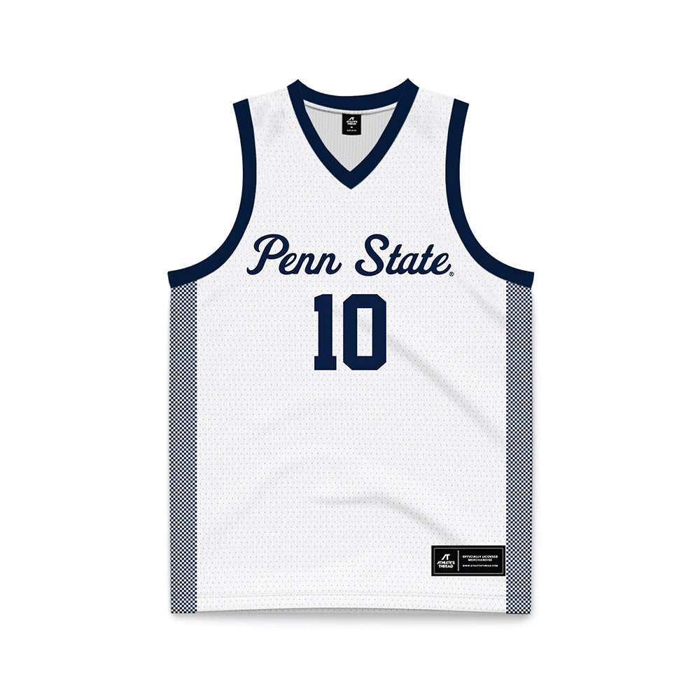 Penn State - NCAA Women's Basketball : Vitoria Santana - White Basketball Jersey-0