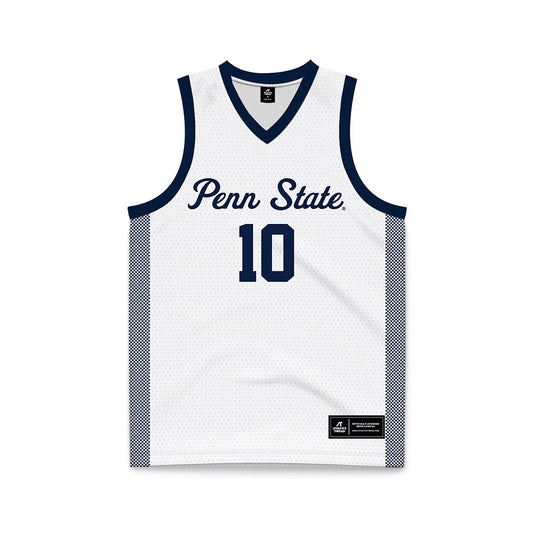 Penn State - NCAA Women's Basketball : Vitoria Santana - White Basketball Jersey-0
