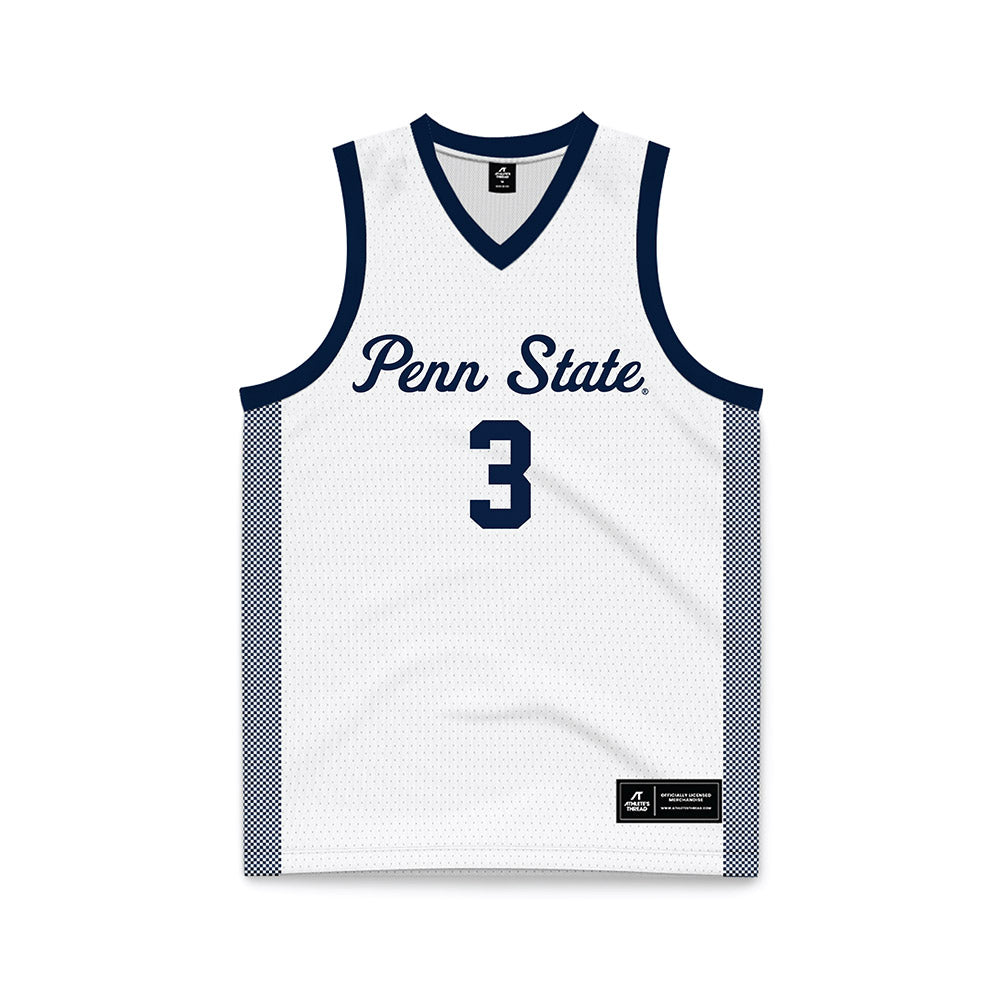 Penn State - NCAA Women's Basketball : Moriah Murray - White Basketball Jersey-0