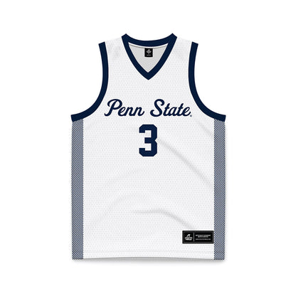 Penn State - NCAA Women's Basketball : Moriah Murray - White Basketball Jersey-0