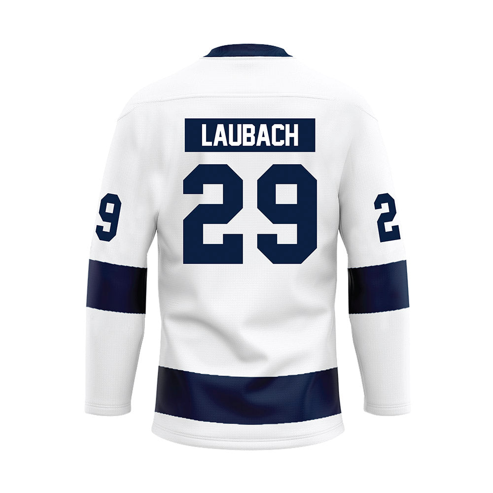 Penn State - NCAA Men's Ice Hockey : Reese Laubach - White Hockey Jersey-1