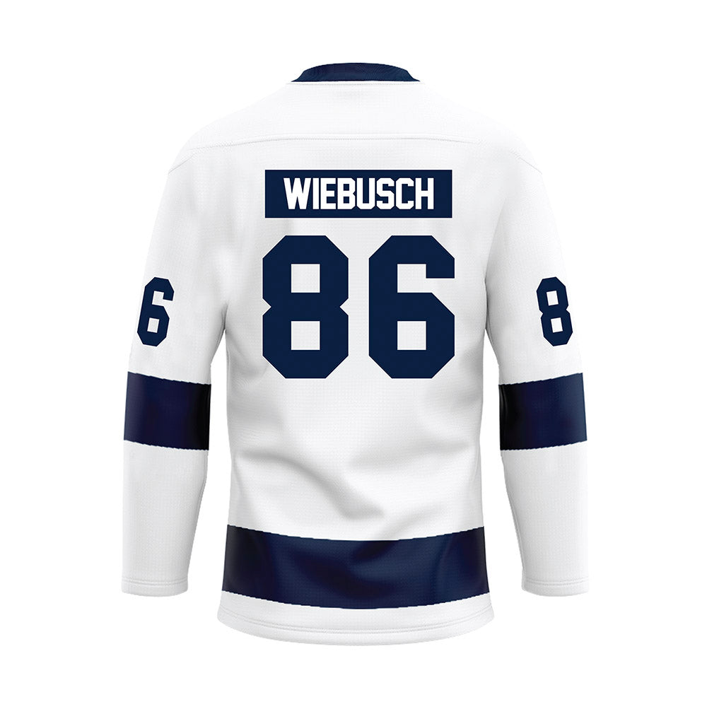 Penn State - NCAA Men's Ice Hockey : JJ Wiebusch - White Hockey Jersey-1