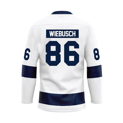 Penn State - NCAA Men's Ice Hockey : JJ Wiebusch - White Hockey Jersey-1