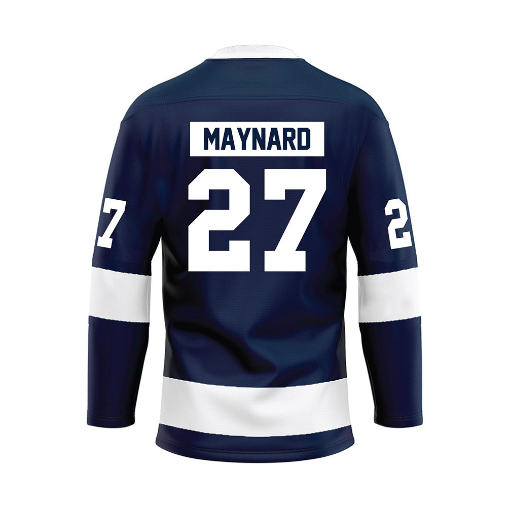 Penn State - NCAA Women's Ice Hockey : Danica Maynard - Navy Hockey Jersey-1