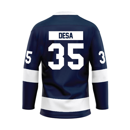 Penn State - NCAA Women's Ice Hockey : Katie DeSa - Navy Hockey Jersey-1
