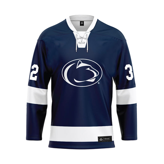 Penn State - NCAA Women's Ice Hockey : Lauren Hernick - Navy Hockey Jersey-0