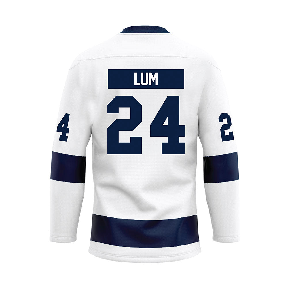 Penn State - NCAA Women's Ice Hockey : Taylor Lum - White Hockey Jersey-1