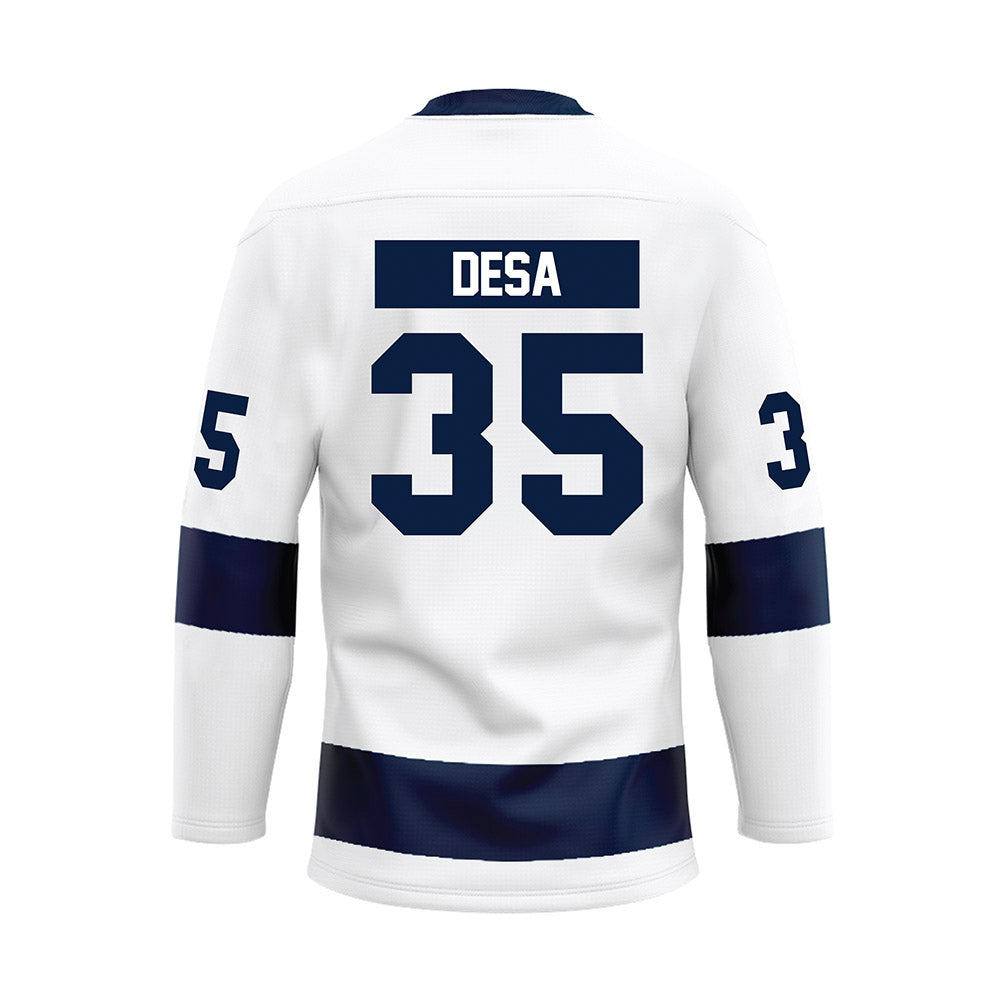 Penn State - NCAA Women's Ice Hockey : Katie DeSa - White Hockey Jersey-1