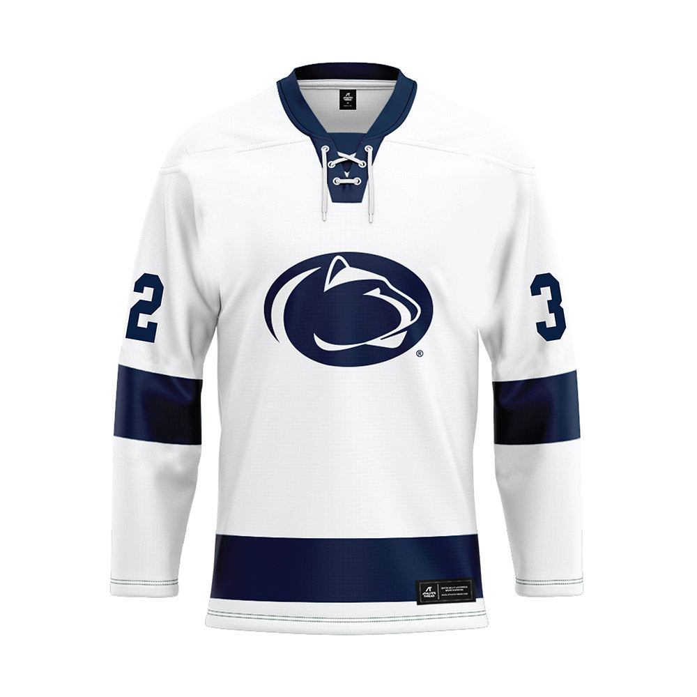 Penn State - NCAA Women's Ice Hockey : Lauren Hernick - White Hockey Jersey-0