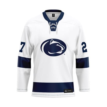 Penn State - NCAA Women's Ice Hockey : Danica Maynard - White Hockey Jersey-0