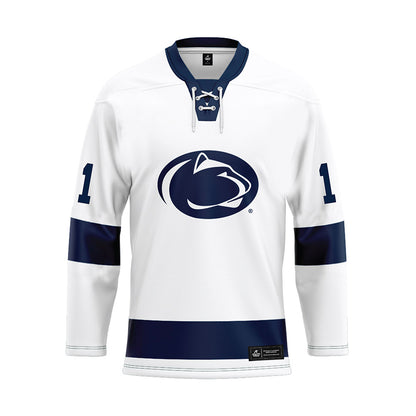 Penn State - NCAA Women's Ice Hockey : Abby Stonehouse - White Hockey Jersey-0