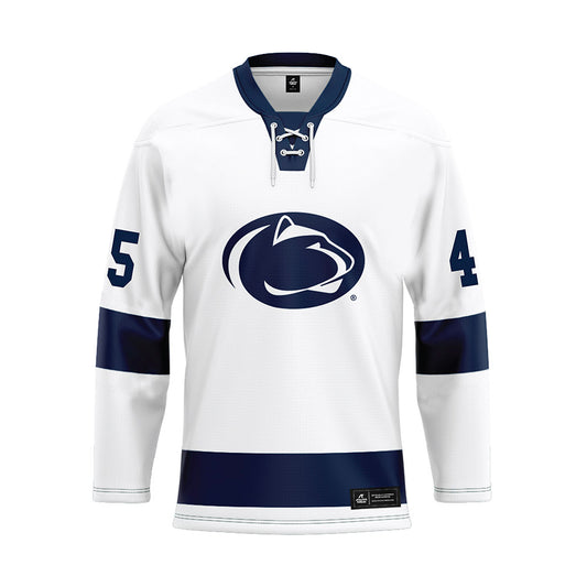 Penn State - NCAA Women's Ice Hockey : Madison Campbell - White Hockey Jersey-0