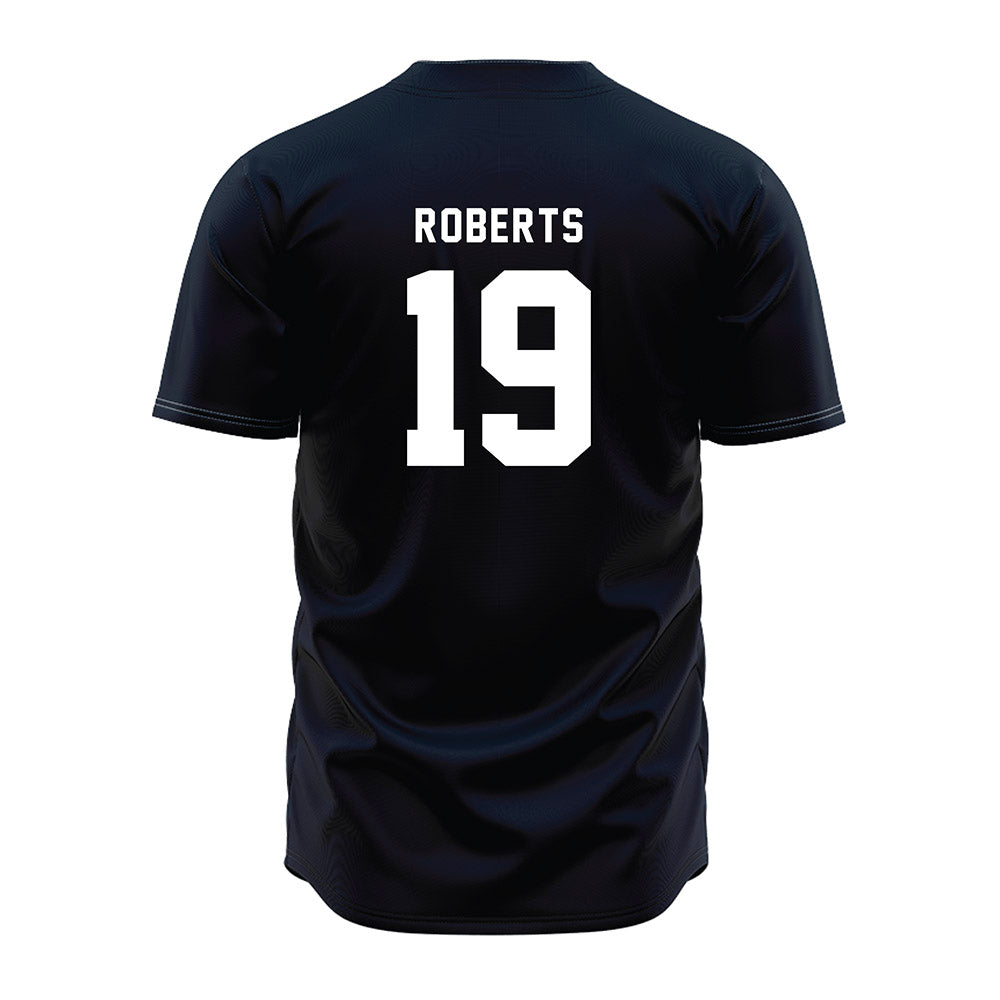 Penn State - NCAA Baseball : Chase Roberts - Navy Jersey-1