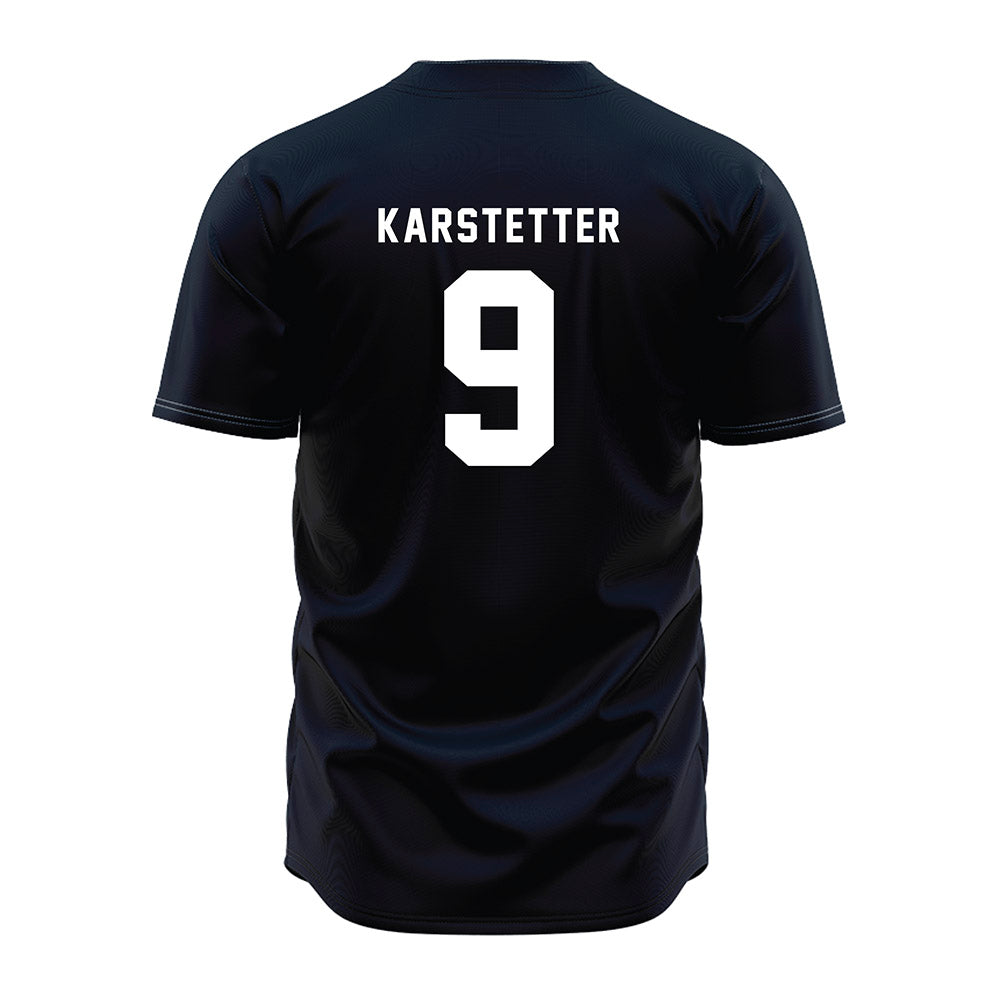 Penn State - NCAA Baseball : Kevin Karstetter - Navy Jersey-1