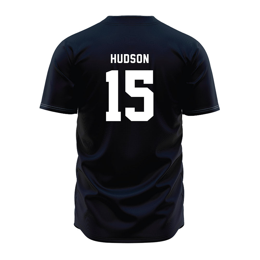Penn State - NCAA Baseball : Ben Hudson - Navy Jersey-1