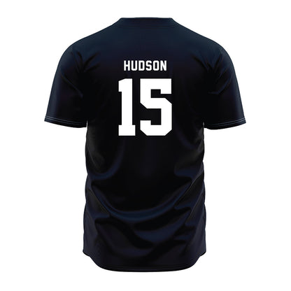 Penn State - NCAA Baseball : Ben Hudson - Navy Jersey-1