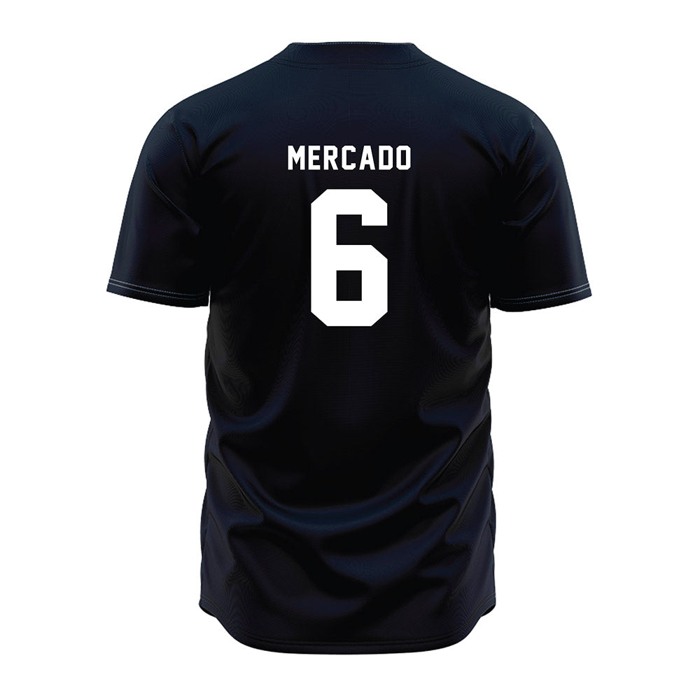 Penn State - NCAA Baseball : Cohl Mercado - Navy Jersey-1