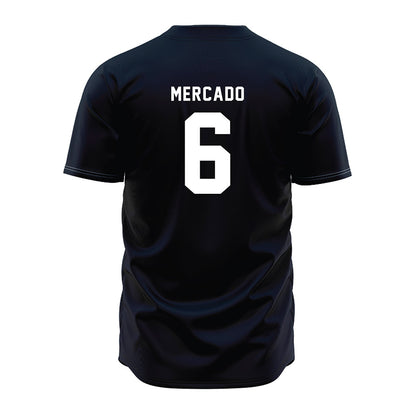 Penn State - NCAA Baseball : Cohl Mercado - Navy Jersey-1