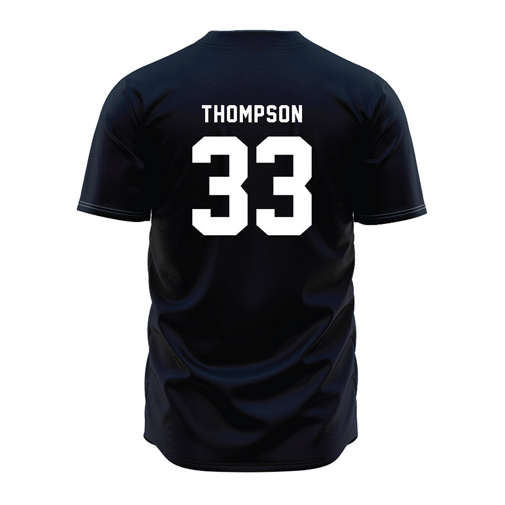 Penn State - NCAA Baseball : Peter Thompson - Navy Jersey-1