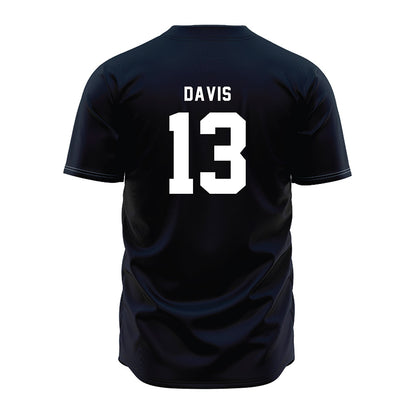 Penn State - NCAA Baseball : Jayden Davis - Navy Jersey-1