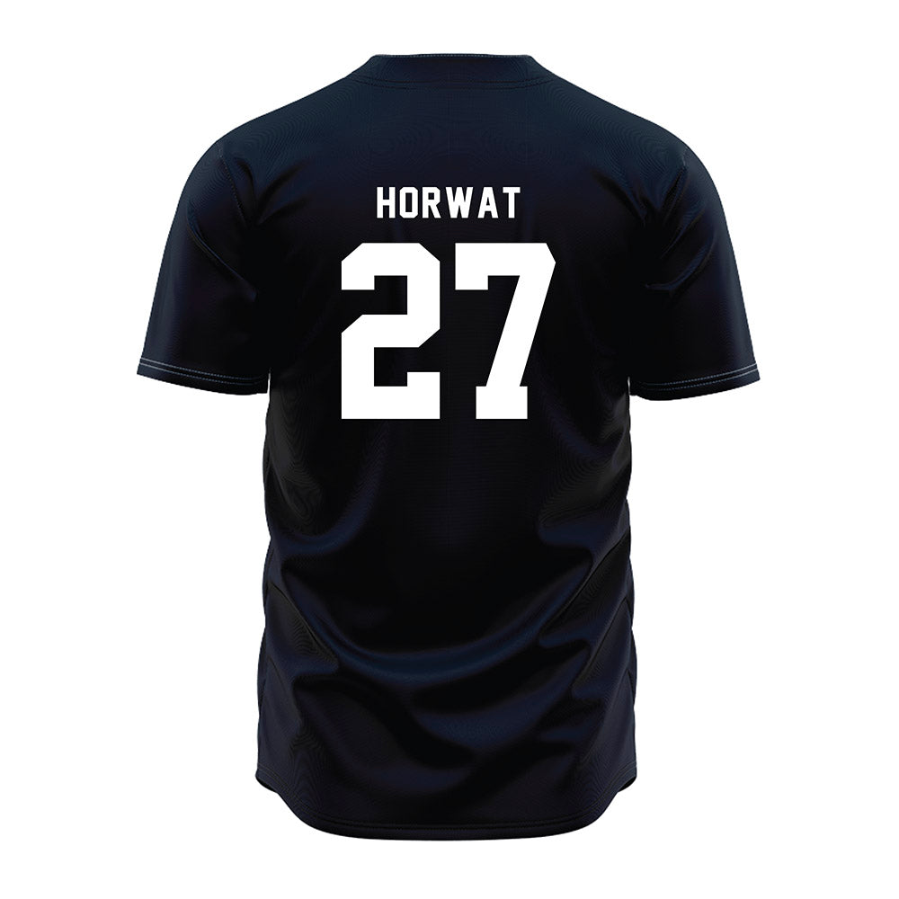 Penn State - NCAA Baseball : Mason Horwat - Navy Jersey-1