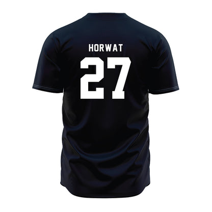 Penn State - NCAA Baseball : Mason Horwat - Navy Jersey-1