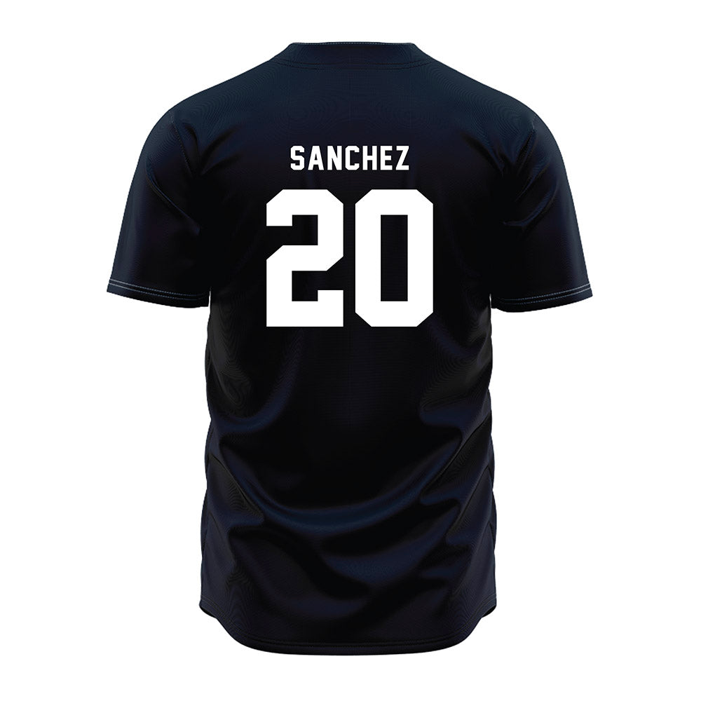 Penn State - NCAA Baseball : Frankie Sanchez - Navy Jersey-1