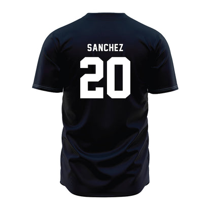 Penn State - NCAA Baseball : Frankie Sanchez - Navy Jersey-1