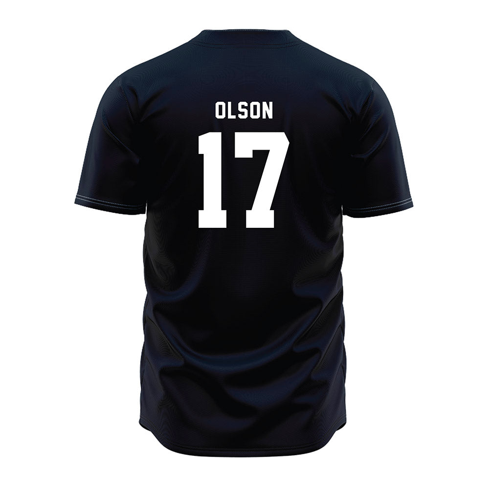 Penn State - NCAA Baseball : Logan Olson - Navy Jersey-1