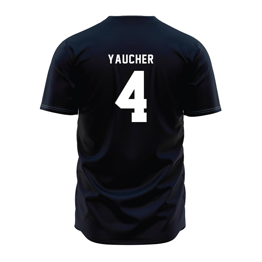 Penn State - NCAA Baseball : Preston Yaucher - Navy Jersey-1