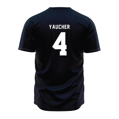 Penn State - NCAA Baseball : Preston Yaucher - Navy Jersey-1