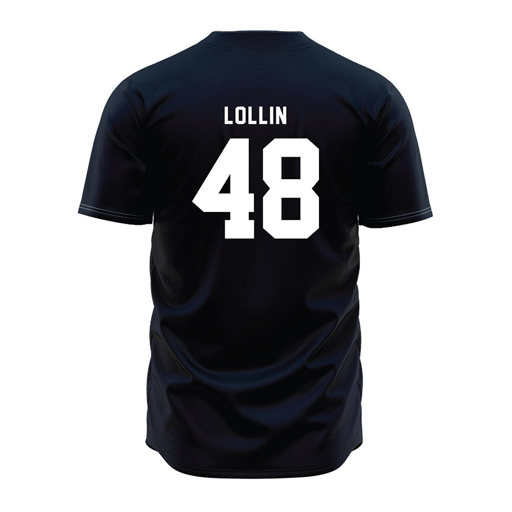 Penn State - NCAA Baseball : Harrison Lollin - Navy Jersey-1