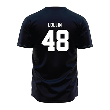 Penn State - NCAA Baseball : Harrison Lollin - Navy Jersey-1