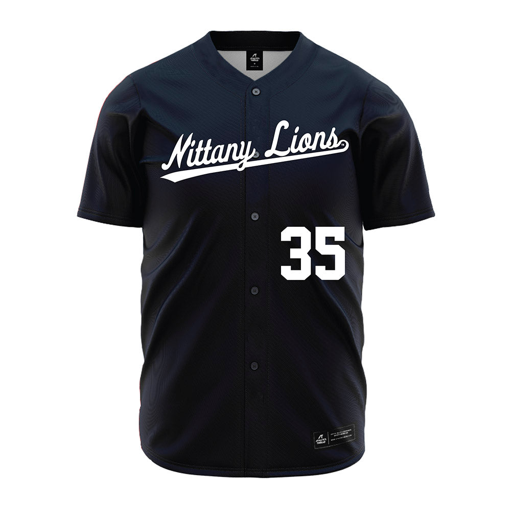Penn State - NCAA Baseball : Dylan Firmstone - Navy Jersey-0