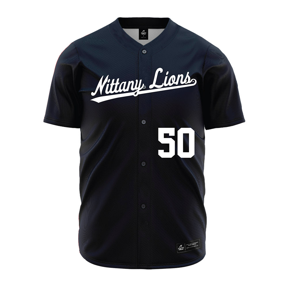 Penn State - NCAA Baseball : Kyle Emmons - Navy Jersey-0