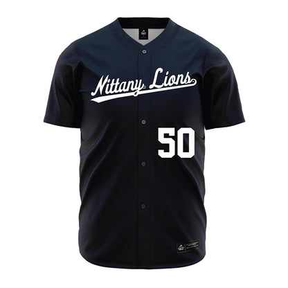 Penn State - NCAA Baseball : Kyle Emmons - Navy Jersey-0