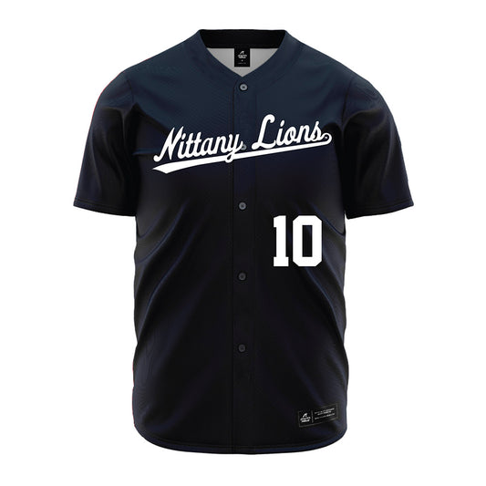 Penn State - NCAA Baseball : Ben DeMell - Navy Jersey-0