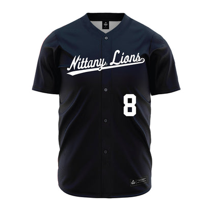 Penn State - NCAA Baseball : Michael Andeson - Navy Jersey-0